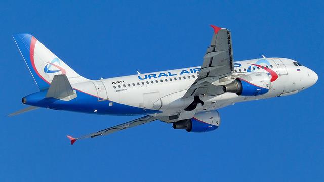VQ-BTY:Airbus A319:Уральские авиалинии